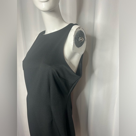 Metaphor Women's Black Midi Bodycon Texture Sleeveless Dress - Picture 8 of 11